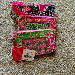 Vera Bradley Zip ID Cases (3)